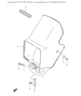 SUZUKI, DR 125 SE K1, SCHEINWERFERABDECKUNG