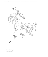 SUZUKI, DR 125 SE K1, FRONT BREMSSATTEL