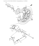 SUZUKI, DR 125 SE K1, HINTERRAD