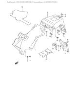 SUZUKI, DR 125 SE K1, HINTERER KOTFLUEGEL