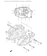 SUZUKI, DR 125 SE K1, KURBELGEHAEUSE