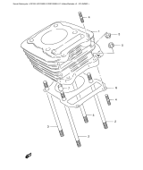 SUZUKI, DR 125 SE K1, ZYLINDER