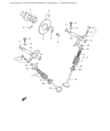 SUZUKI, DR 125 SE K1, NOCKENWELLE VENTIL