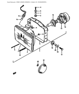 SUZUKI, DR600SJ600SUJ, SCHEINWERFER