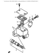 SUZUKI, DR600SJ600SUJ, VORDERER HAUPTBREMSZYLINDER