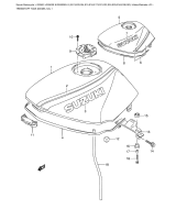 SUZUKI, GS 500 E K, TREIBSTOFF TANK