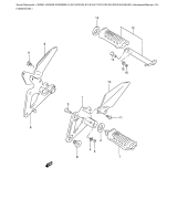 SUZUKI, GS 500 E K, FUSSSTUETZE