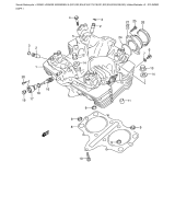 SUZUKI, Suzuki GS500E N EUN, ZYLINDER KOPF