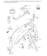 SUZUKI, GS 500 E N, HINTERER KOTFLUEGEL
