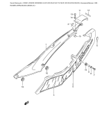 SUZUKI, GS 500 E N, RAHMEN VERKLEIDUNG