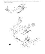 SUZUKI, GS 500 E N, STAENDER HINTERE BREMSE