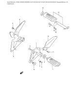 SUZUKI, GS 500 E N, FUSSSTUETZE