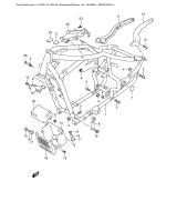 SUZUKI, VL 1500 C Intruder K6, RAHMEN ABDECKUNG