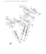 SUZUKI, VL 1500 C Intruder K6, NOCKENWELLE VENTIL