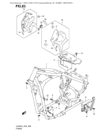 SUZUKI, VL800L3 5, RAHMEN ABDECKUNG