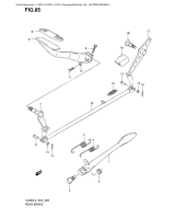 SUZUKI, VL800L3 5, HINTERE BREMSE