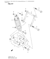 SUZUKI, VL800L3 5, HINTERER DAEMPFER