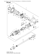 SUZUKI, VL800L3 5, ANTRIEBSWELLE ACHSANTRIEB