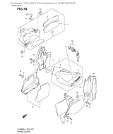 SUZUKI, VL 800 B Intruder L4, RAHMENVERKLEIDUNG