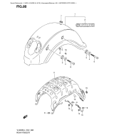 SUZUKI, VL800BL4 3, HINTERER KOTFLUEGEL