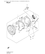 SUZUKI, VL 800 B Intruder L4, SCHEINWERFER