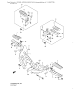 SUZUKI, Suzuki VZR1800 K6 3, FUSSSTUETZE