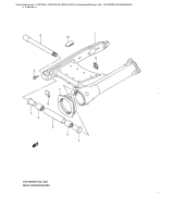 SUZUKI, Suzuki VZR1800 K6 3, HINTERER SCHWINGARM