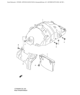 SUZUKI, Suzuki VZR1800 K6 3, HINTERER KOTFLUEGEL HALTER