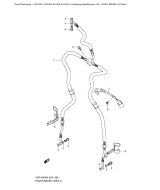 SUZUKI, VZR 1800 Intruder M1800R K6, FRONT BREMS LEITUNG