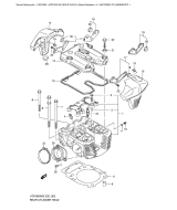 SUZUKI, VZR 1800 Intruder M1800R K6, HINTERER ZYLINDERKOPF