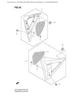 SUZUKI, GSX1300BK K9, RAHMENABDECKUNG
