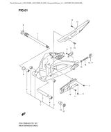 SUZUKI, GSX 1300 BK B-King K9, HINTERER SCHWINGARM