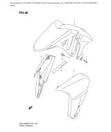 SUZUKI, GSX1300BK K9, VORDERER KOTFLUEGEL OHNE ABS