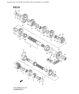 SUZUKI, GSX 1300 BK B-King K9, GETRIEBE