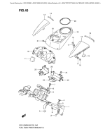 SUZUKI, GSX1300BK K9, KRAFTSTOFFTANKHALTERUNG VORN