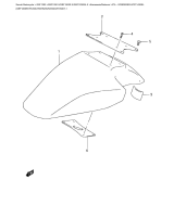 SUZUKI, Suzuki GF1200XGSF1200SXGSF1200SAX, VORDERER KOTFLUEGEL