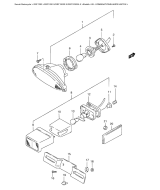 SUZUKI, Suzuki GF1200XGSF1200SXGSF1200SAX, KOMBINATIONSLAMPE HINTEN