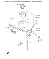 SUZUKI, Suzuki GF1200XGSF1200SXGSF1200SAX, TREIBSTOFF TANK