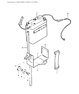 SUZUKI, DR 400 S X, BATTERIE