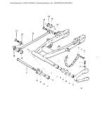 SUZUKI, DR 400 S X, HINTERER SCHWINGARM