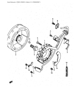 SUZUKI, DR500SJ-1, ZUENDMAGNET