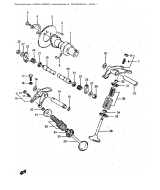 SUZUKI, DR 500 S J, NOCKENWELLE VENTIL