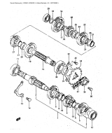 SUZUKI, DR500SJ-1, GETRIEBE