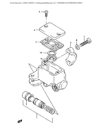 SUZUKI, DR500SJ-1, VORDERER HAUPTBREMSZYLINDER