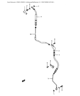 SUZUKI, DR500SJ-1, FRONT BREMS LEITUNG
