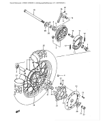 SUZUKI, DR500SJ-1, HINTERRAD