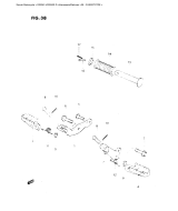 SUZUKI, DR 250 S D, FUSSSTUETZE