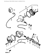 SUZUKI, DR250SE-1, BLINKERLICHT