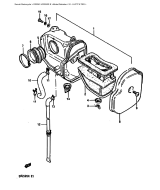 SUZUKI, DR250SE-1, LUFTFILTER