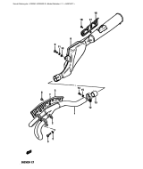 SUZUKI, DR 250 S E, AUSPUFF